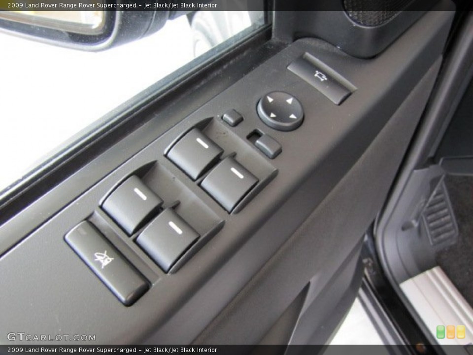 Jet Black/Jet Black Interior Controls for the 2009 Land Rover Range Rover Supercharged #83123588