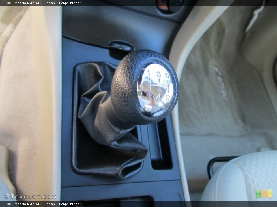 Beige Interior Transmission for the 2006 Mazda MAZDA3 i Sedan #83123619