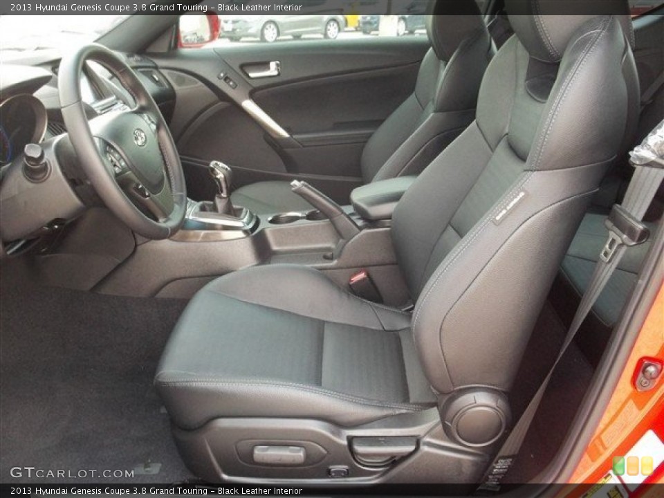 Black Leather Interior Photo for the 2013 Hyundai Genesis Coupe 3.8 Grand Touring #83125665