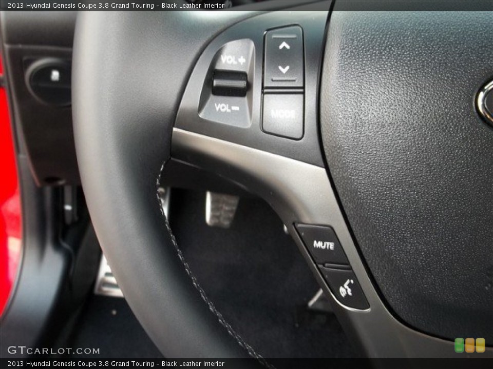 Black Leather Interior Controls for the 2013 Hyundai Genesis Coupe 3.8 Grand Touring #83125735