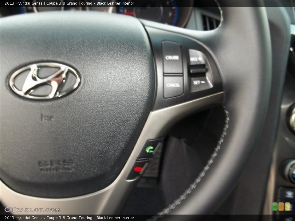 Black Leather Interior Controls for the 2013 Hyundai Genesis Coupe 3.8 Grand Touring #83125749