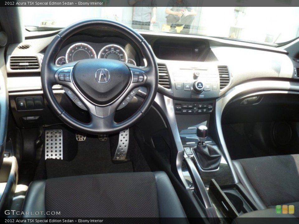 Ebony Interior Dashboard for the 2012 Acura TSX Special Edition Sedan #83129295