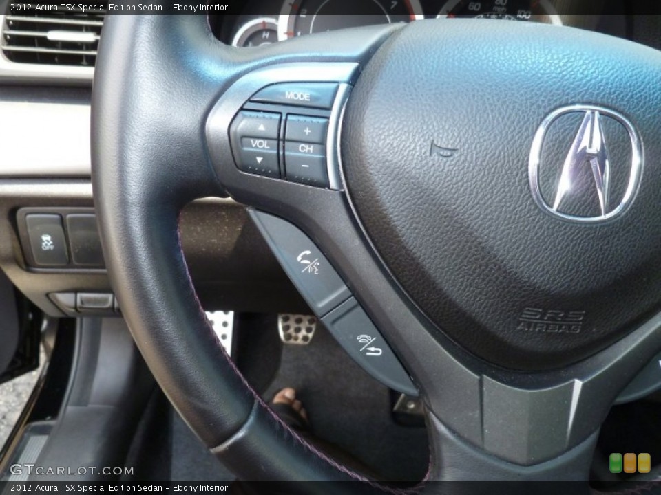 Ebony Interior Controls for the 2012 Acura TSX Special Edition Sedan #83129340