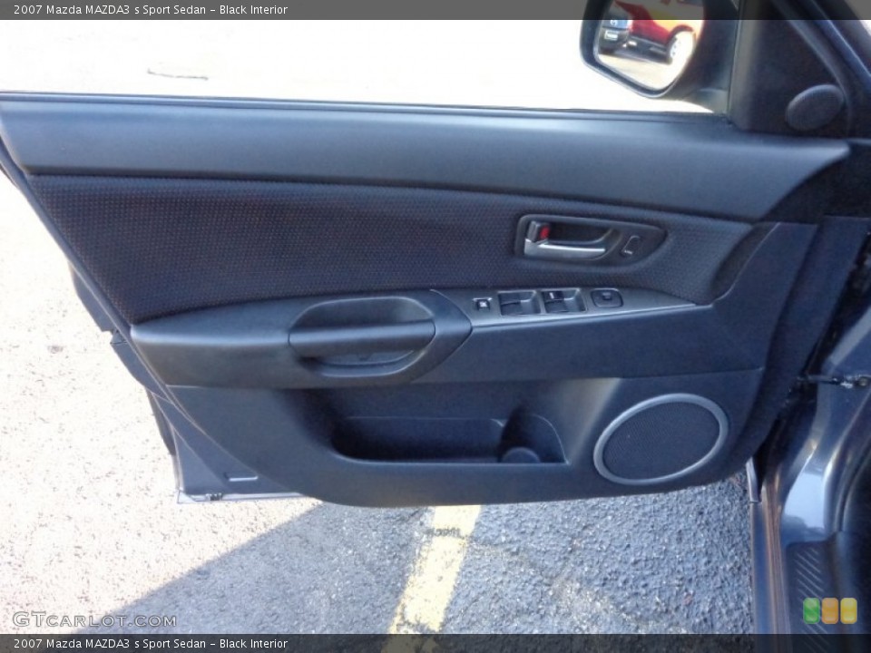 Black Interior Door Panel for the 2007 Mazda MAZDA3 s Sport Sedan #83129931