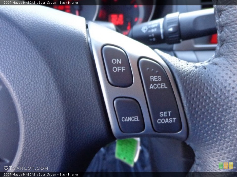 Black Interior Controls for the 2007 Mazda MAZDA3 s Sport Sedan #83130034