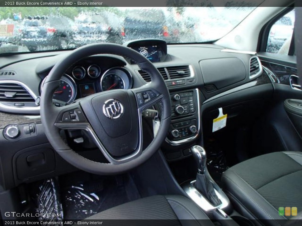 Ebony Interior Dashboard for the 2013 Buick Encore Convenience AWD #83130048