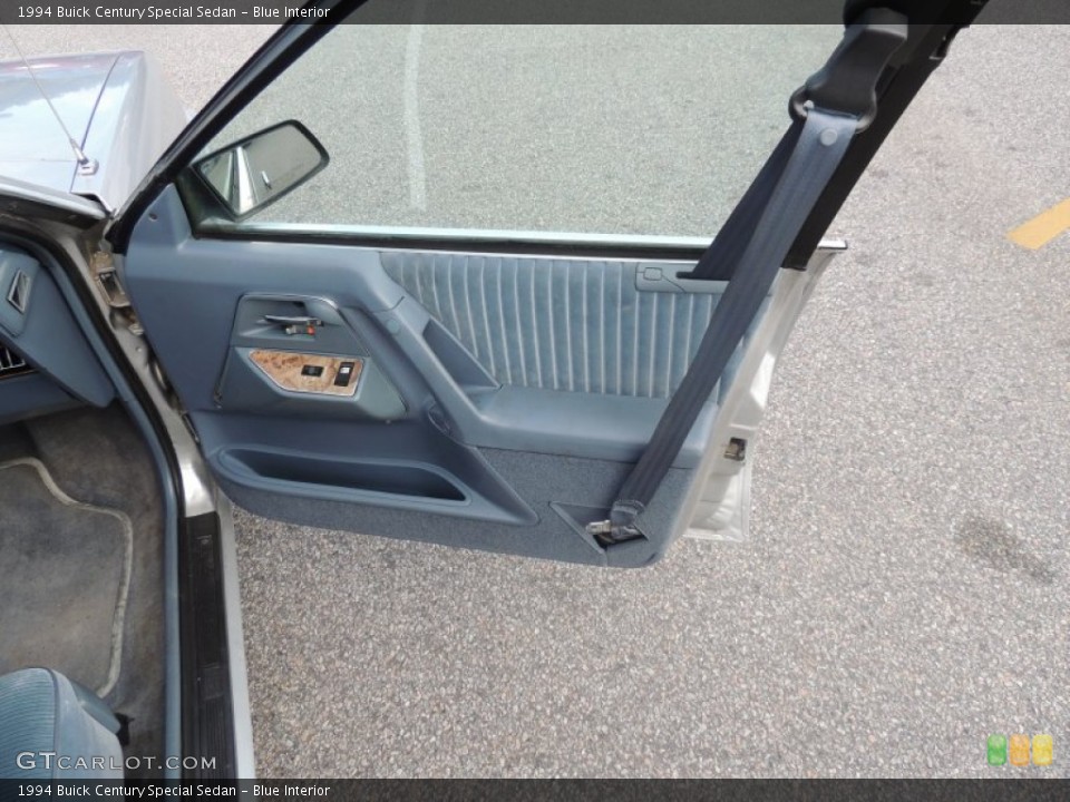Blue Interior Door Panel for the 1994 Buick Century Special Sedan #83131299