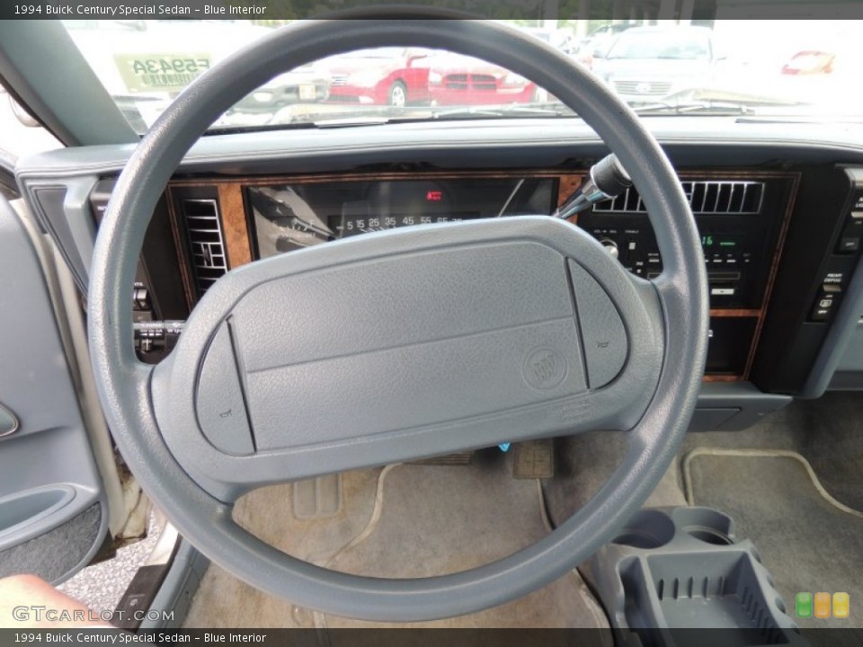 Blue Interior Steering Wheel for the 1994 Buick Century Special Sedan #83131434