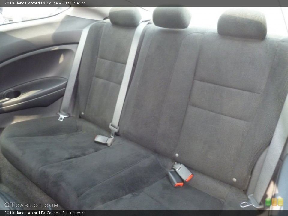 Black Interior Rear Seat for the 2010 Honda Accord EX Coupe #83133135