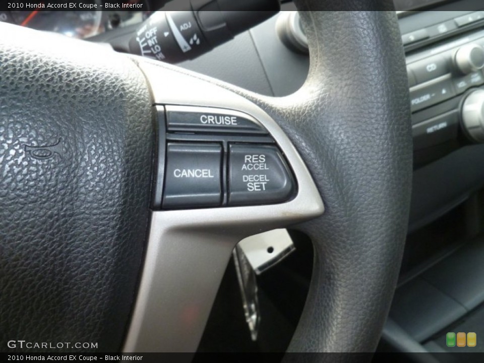 Black Interior Controls for the 2010 Honda Accord EX Coupe #83133240