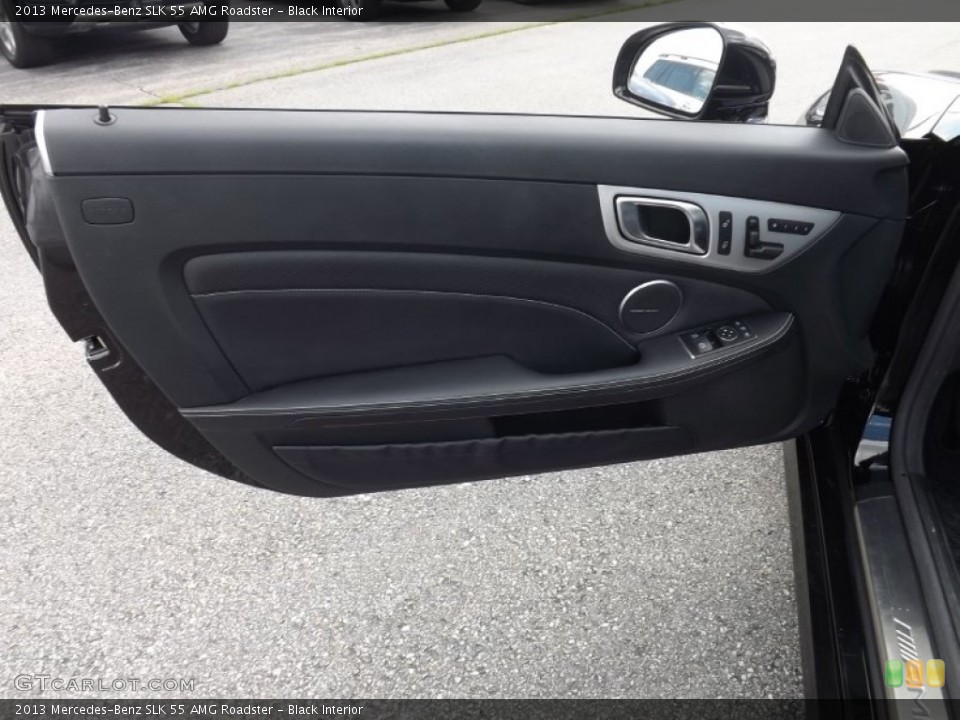 Black Interior Door Panel for the 2013 Mercedes-Benz SLK 55 AMG Roadster #83133285