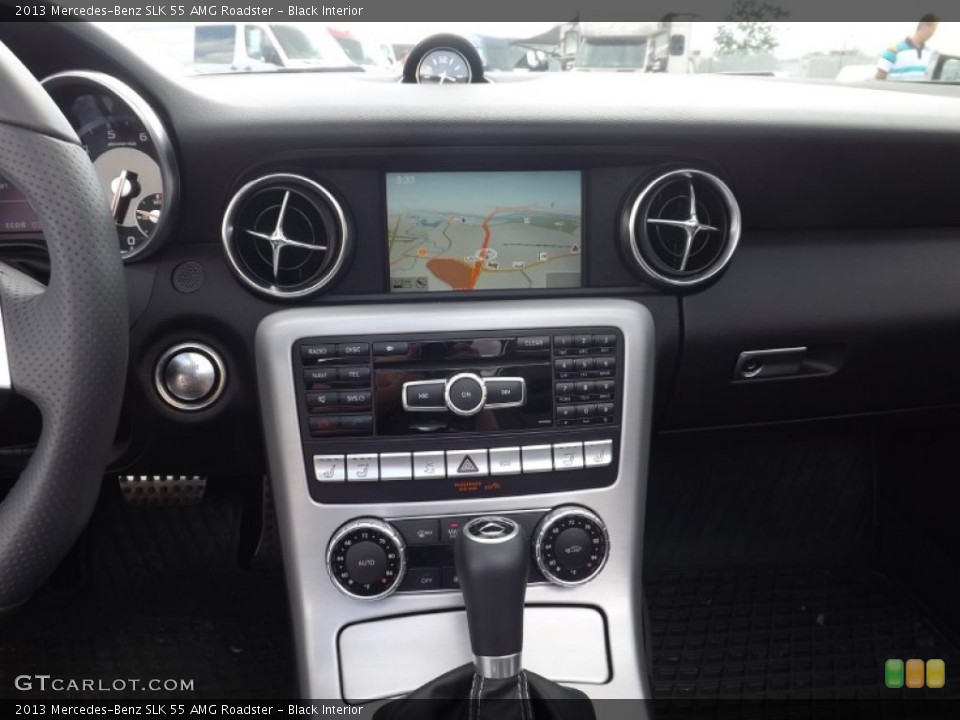 Black Interior Controls for the 2013 Mercedes-Benz SLK 55 AMG Roadster #83133396