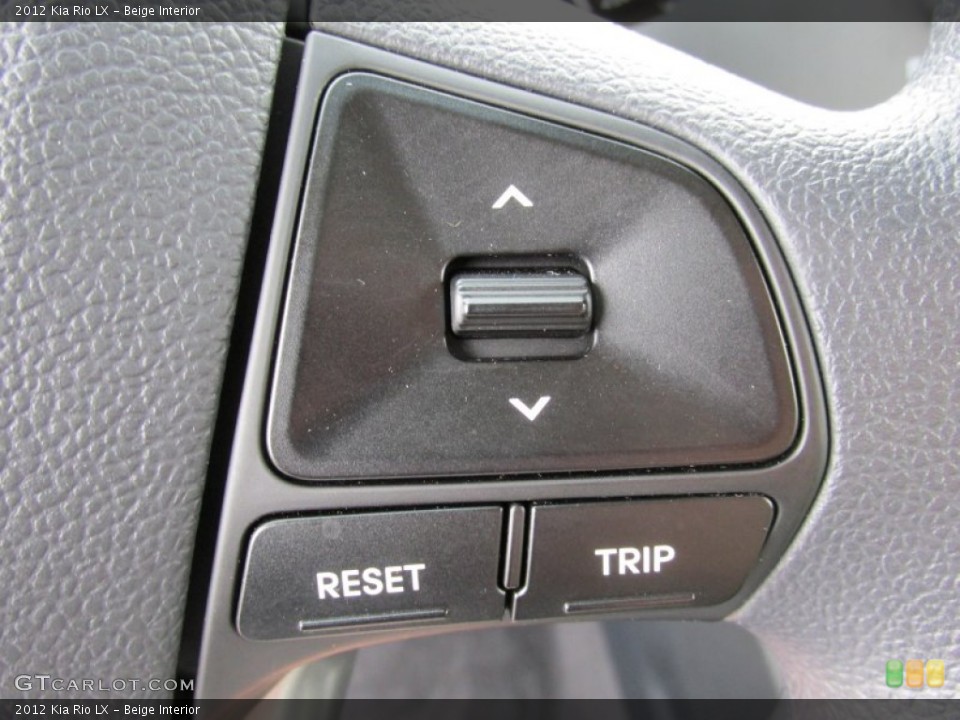 Beige Interior Controls for the 2012 Kia Rio LX #83133684