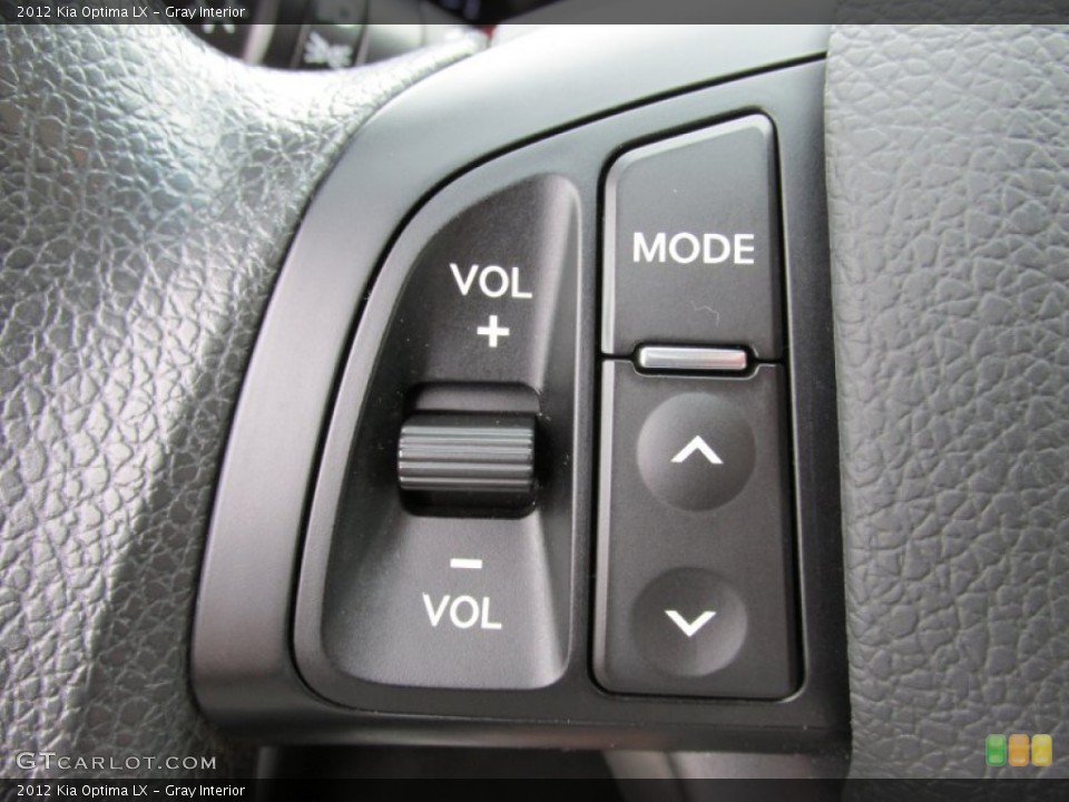 Gray Interior Controls for the 2012 Kia Optima LX #83134125