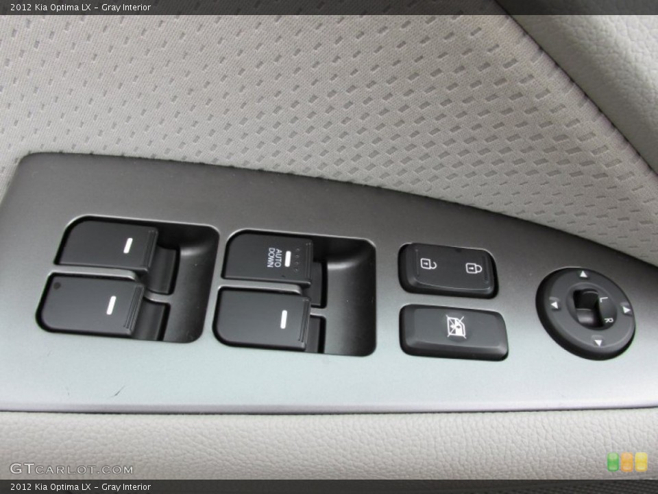 Gray Interior Controls for the 2012 Kia Optima LX #83134194