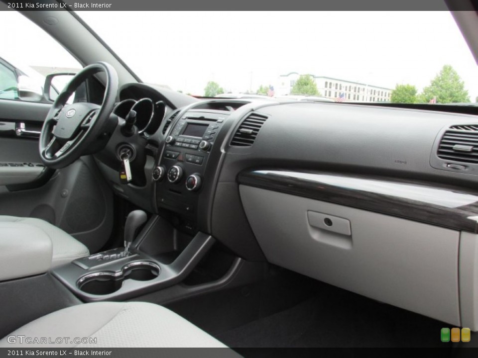 Black Interior Dashboard for the 2011 Kia Sorento LX #83134825