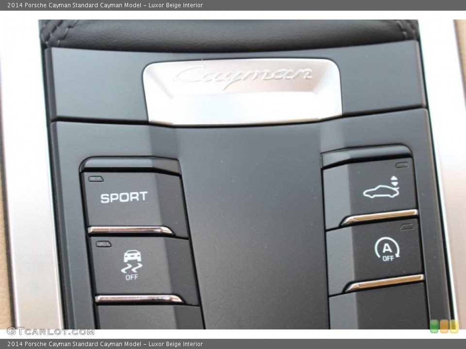 Luxor Beige Interior Controls for the 2014 Porsche Cayman  #83135157