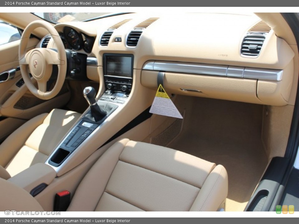Luxor Beige Interior Dashboard for the 2014 Porsche Cayman  #83135312