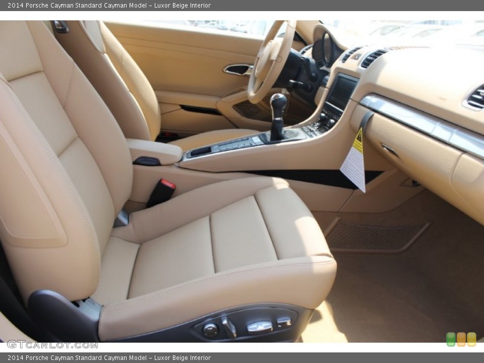 Luxor Beige Interior Front Seat for the 2014 Porsche Cayman  #83135329