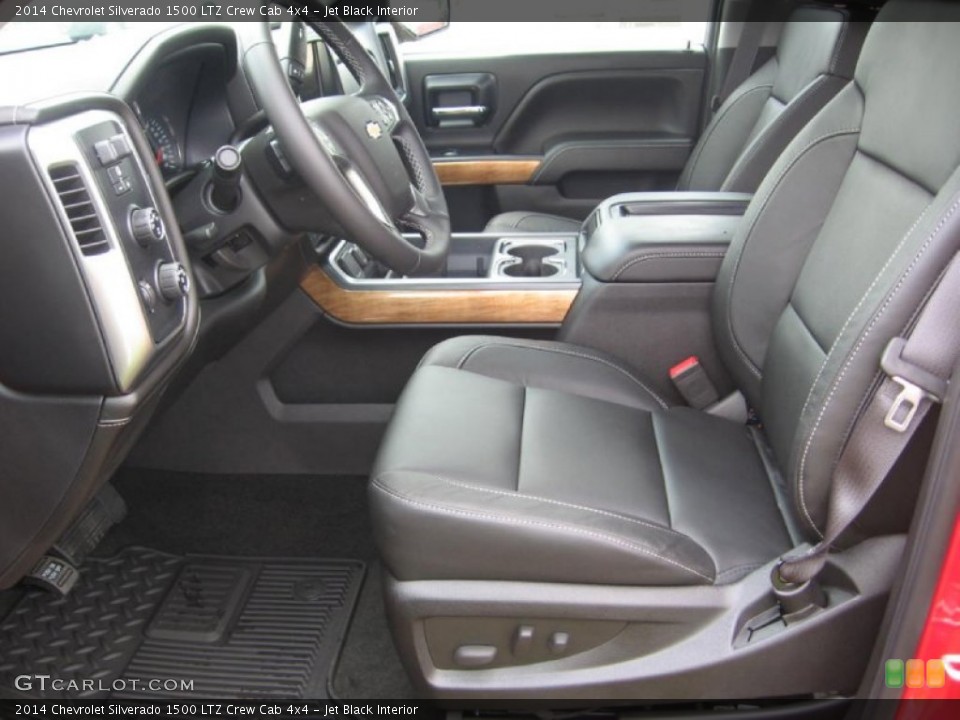 Jet Black Interior Photo for the 2014 Chevrolet Silverado 1500 LTZ Crew Cab 4x4 #83142439