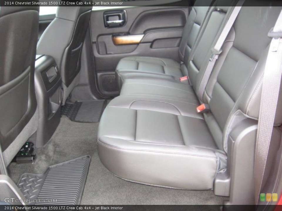 Jet Black Interior Rear Seat for the 2014 Chevrolet Silverado 1500 LTZ Crew Cab 4x4 #83142647