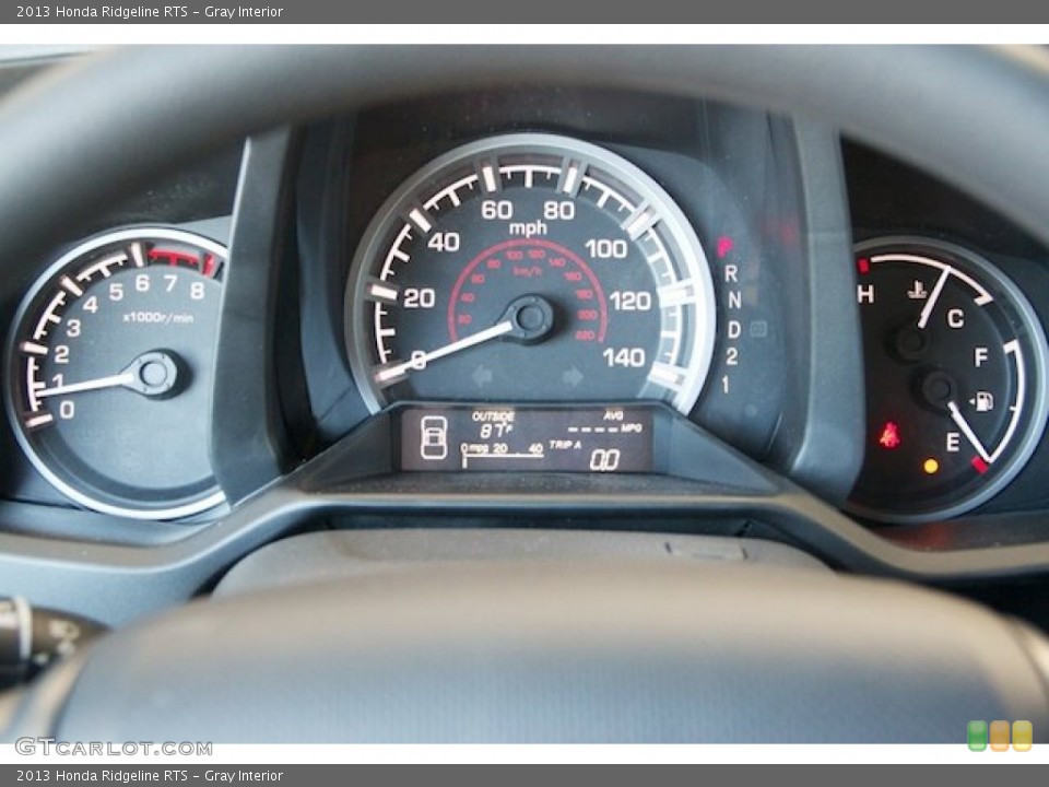 Gray Interior Gauges for the 2013 Honda Ridgeline RTS #83145316