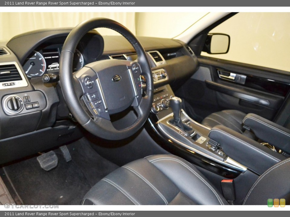 Ebony/Ebony 2011 Land Rover Range Rover Sport Interiors