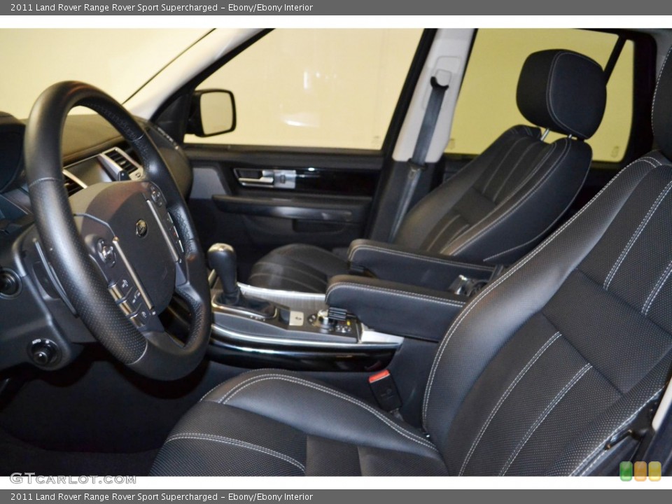 Ebony/Ebony Interior Front Seat for the 2011 Land Rover Range Rover Sport Supercharged #83145806