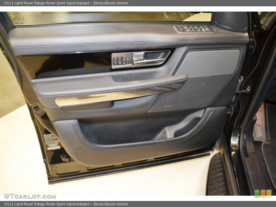 Ebony/Ebony Interior Door Panel for the 2011 Land Rover Range Rover Sport Supercharged #83145943