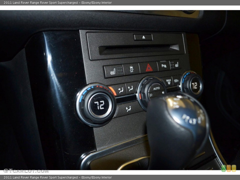 Ebony/Ebony Interior Controls for the 2011 Land Rover Range Rover Sport Supercharged #83146363