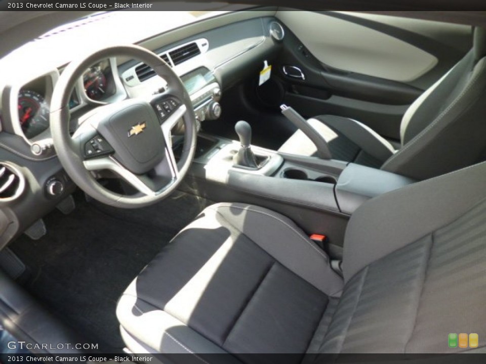 Black Interior Prime Interior for the 2013 Chevrolet Camaro LS Coupe #83153896