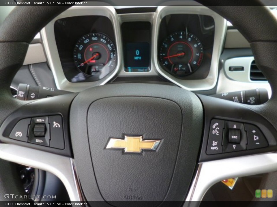 Black Interior Controls for the 2013 Chevrolet Camaro LS Coupe #83153928