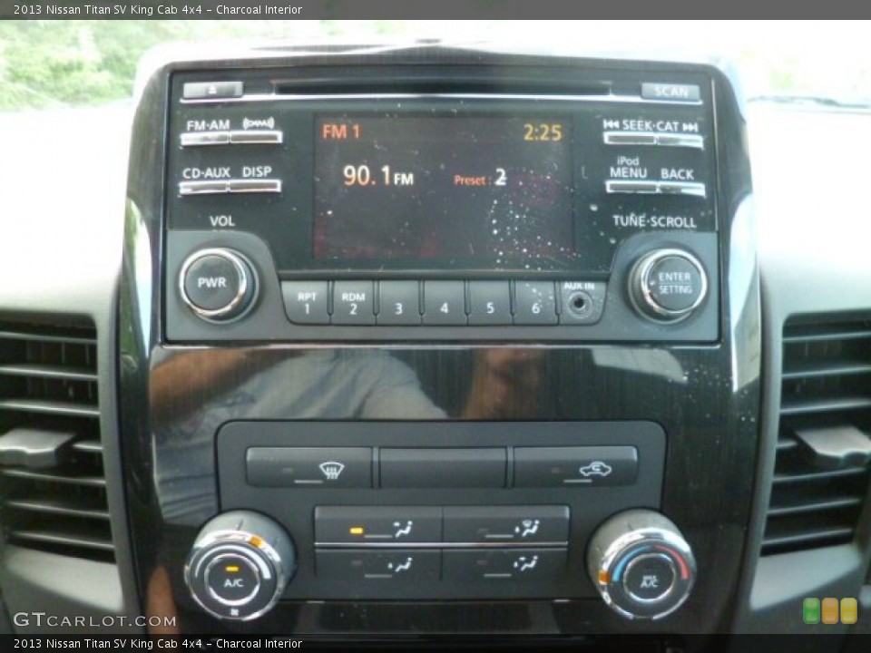Charcoal Interior Controls for the 2013 Nissan Titan SV King Cab 4x4 #83154940