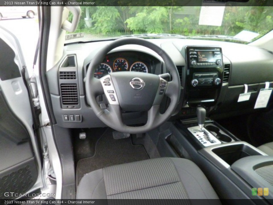 Charcoal Interior Dashboard for the 2013 Nissan Titan SV King Cab 4x4 #83156653