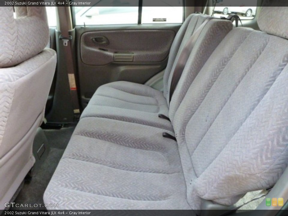 Gray Interior Rear Seat for the 2002 Suzuki Grand Vitara JLX 4x4 #83160926