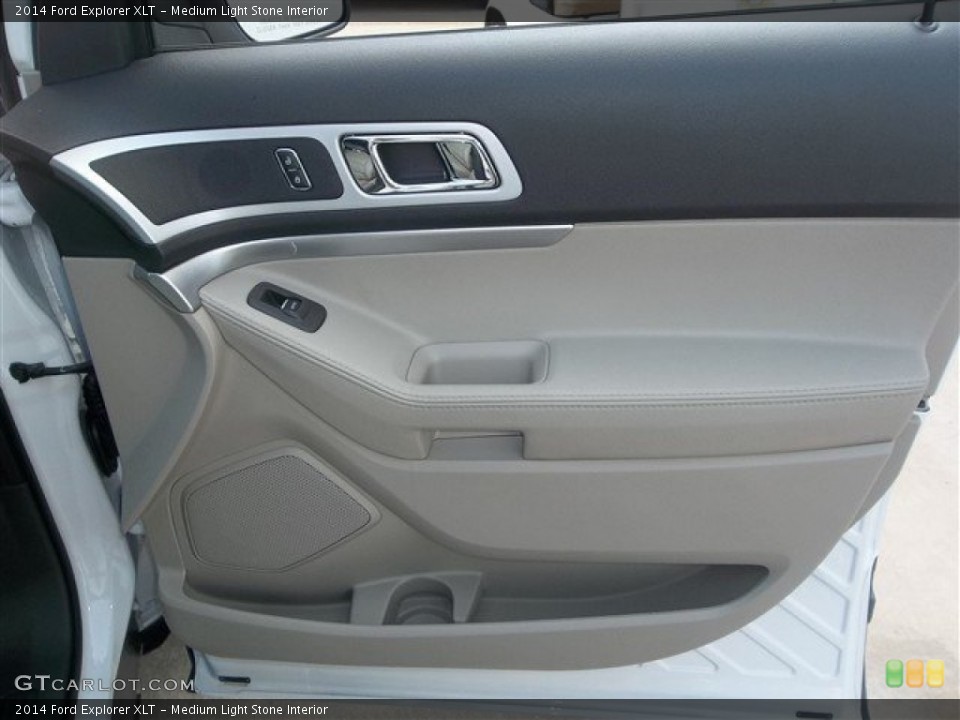 Medium Light Stone Interior Door Panel for the 2014 Ford Explorer XLT #83162406
