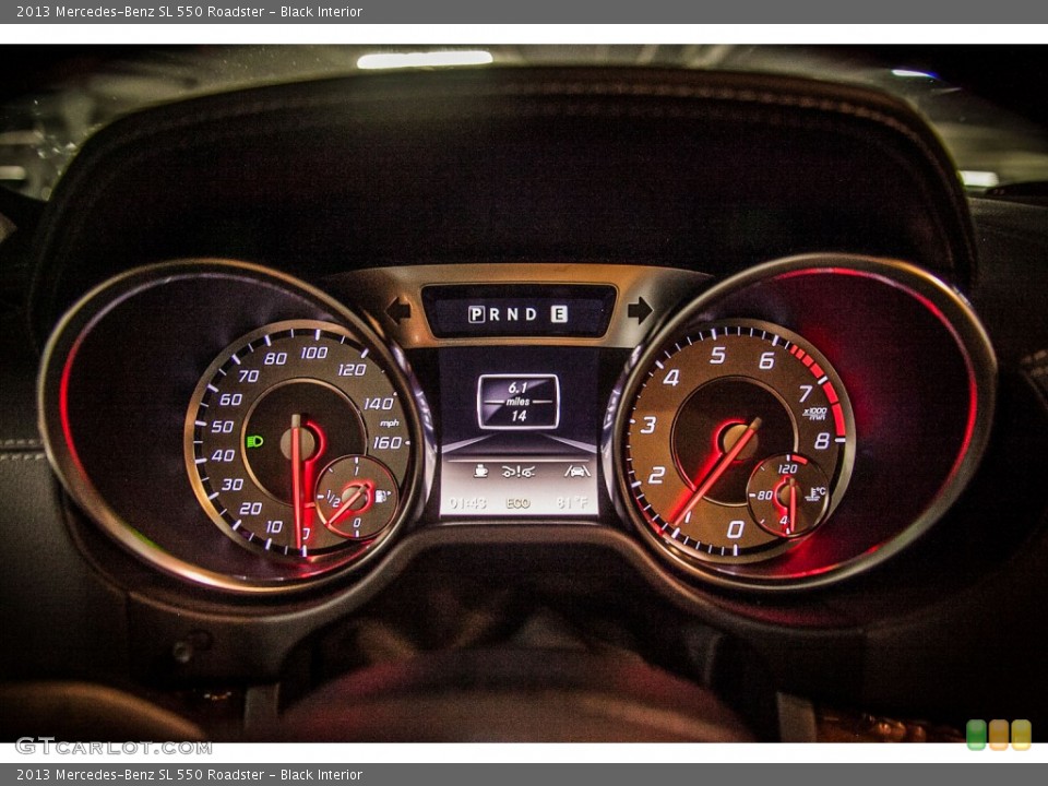 Black Interior Gauges for the 2013 Mercedes-Benz SL 550 Roadster #83162431