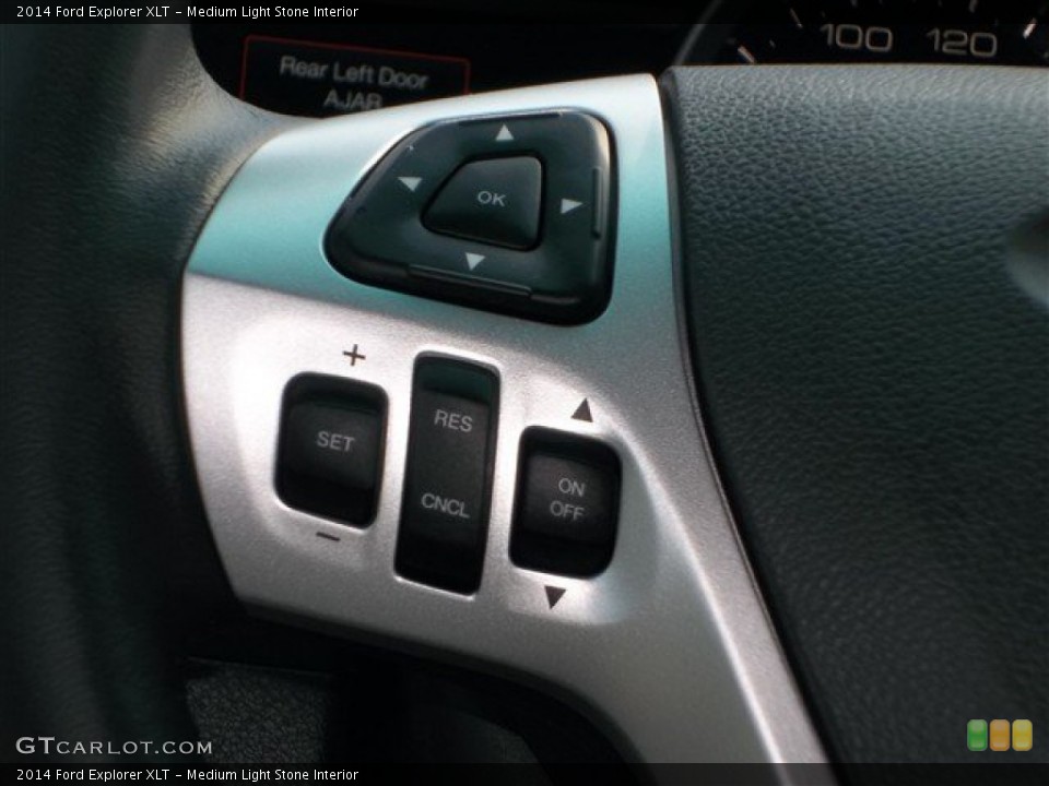 Medium Light Stone Interior Controls for the 2014 Ford Explorer XLT #83162552
