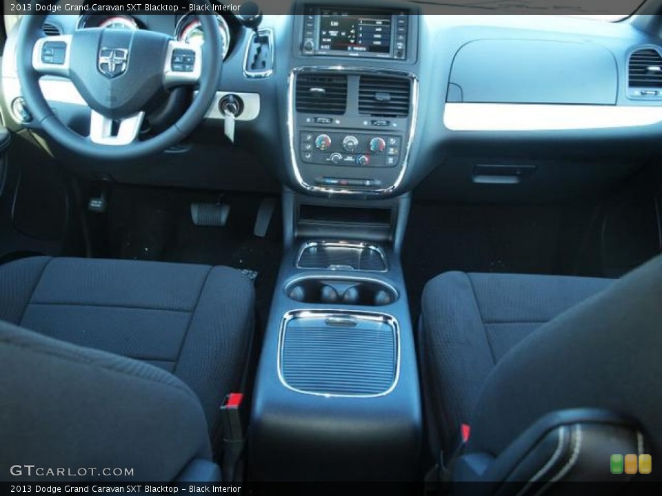 Black Interior Dashboard for the 2013 Dodge Grand Caravan SXT Blacktop #83162987