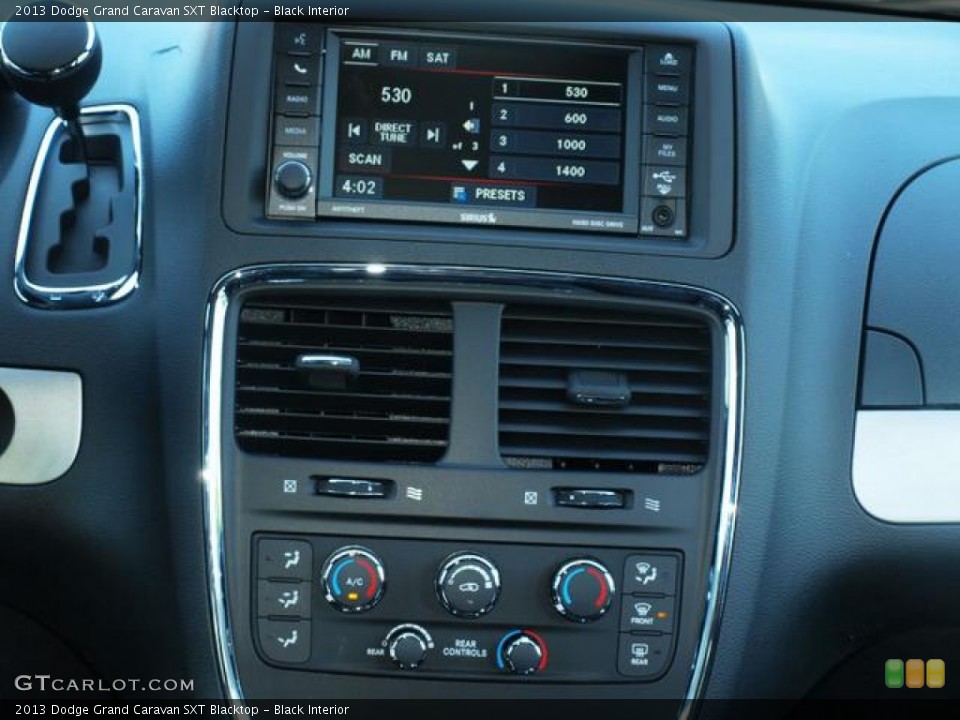 Black Interior Controls for the 2013 Dodge Grand Caravan SXT Blacktop #83163007