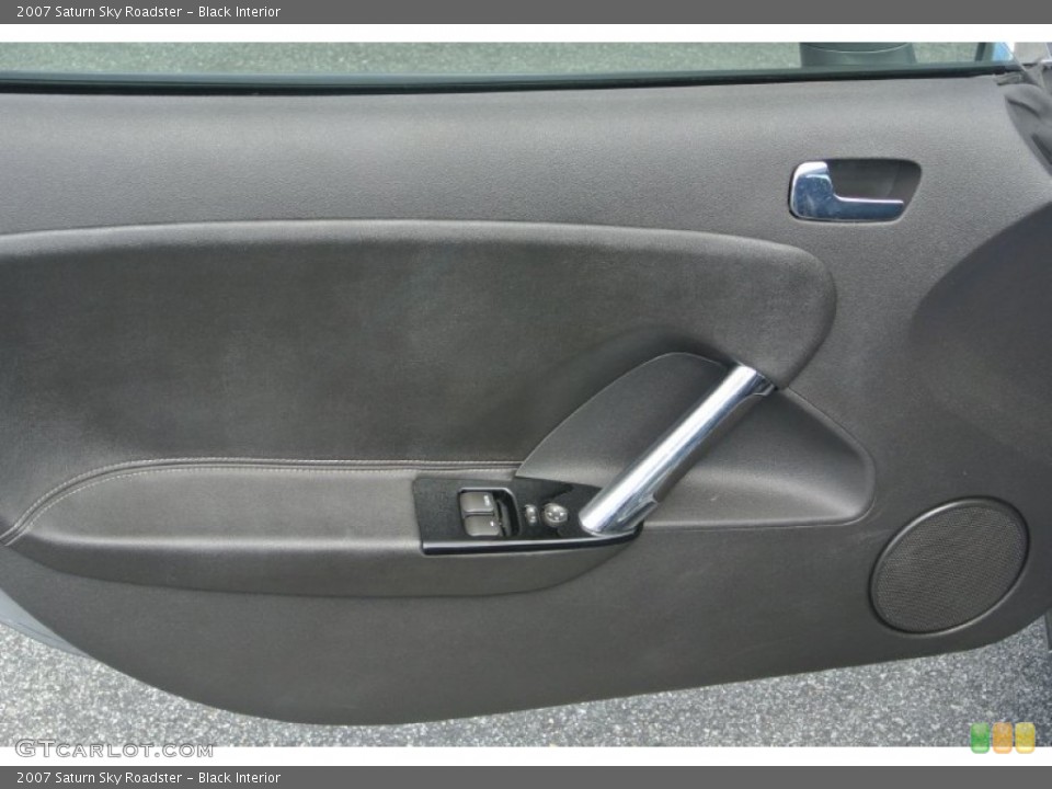 Black Interior Door Panel for the 2007 Saturn Sky Roadster #83164810