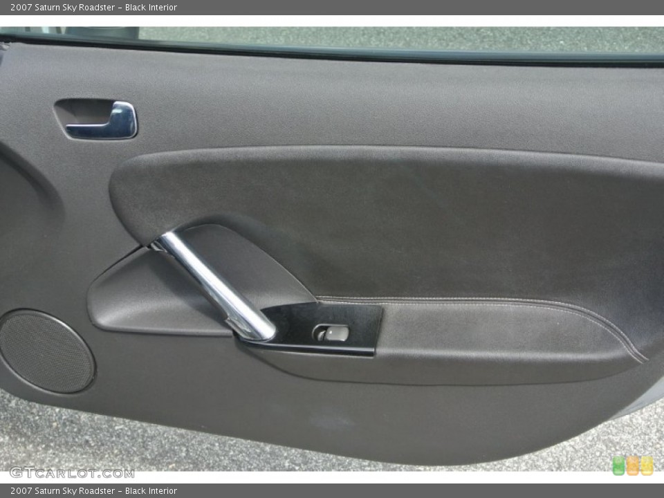 Black Interior Door Panel for the 2007 Saturn Sky Roadster #83165051