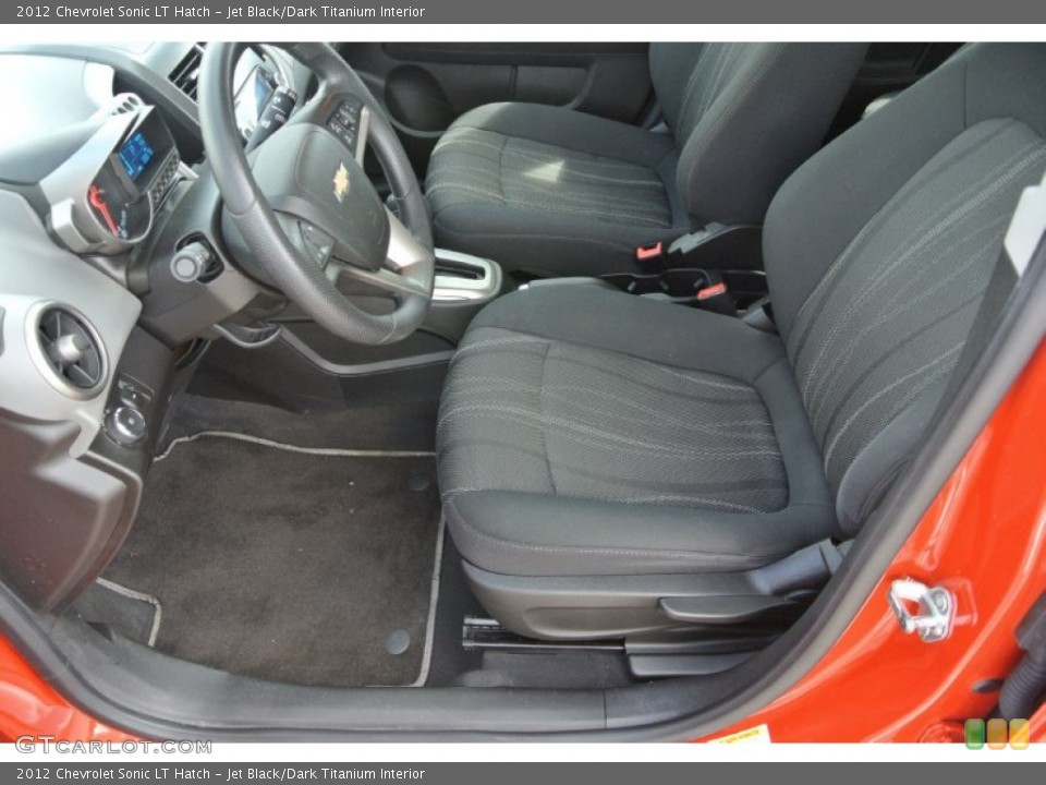 Jet Black/Dark Titanium Interior Photo for the 2012 Chevrolet Sonic LT Hatch #83165453