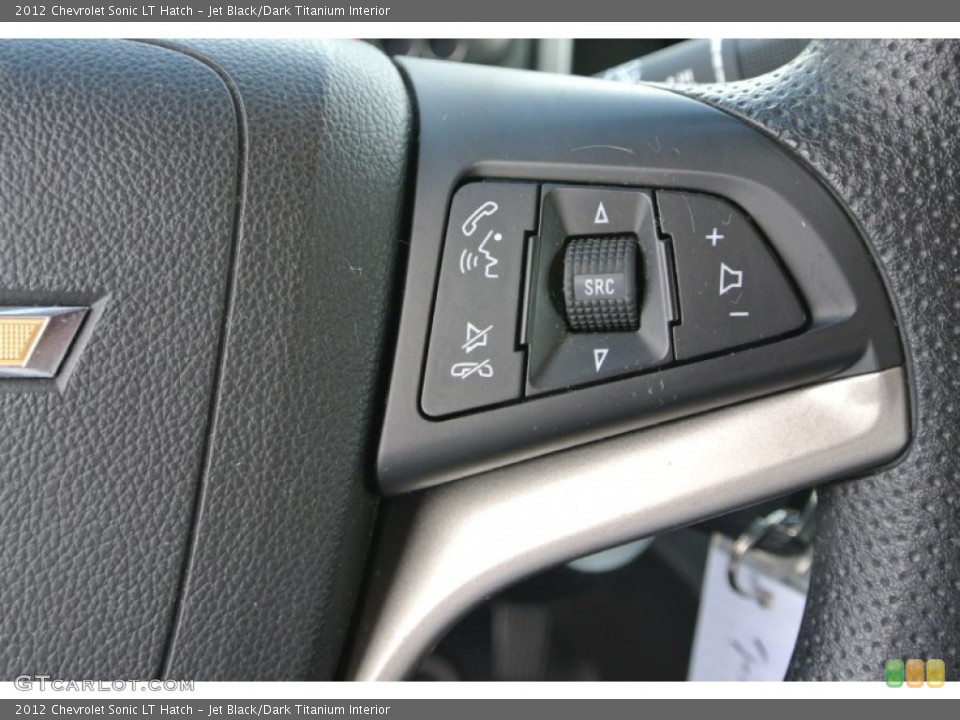 Jet Black/Dark Titanium Interior Controls for the 2012 Chevrolet Sonic LT Hatch #83165566