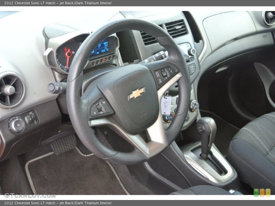 Jet Black/Dark Titanium Interior Dashboard for the 2012 Chevrolet Sonic LT Hatch #83165841