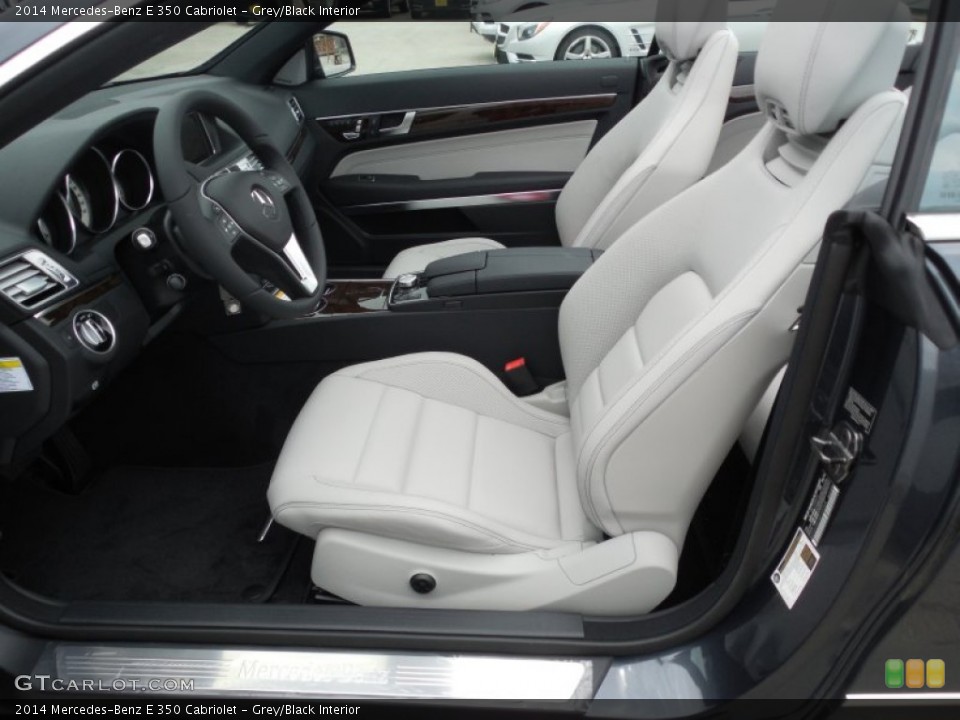 Grey/Black Interior Photo for the 2014 Mercedes-Benz E 350 Cabriolet #83166701