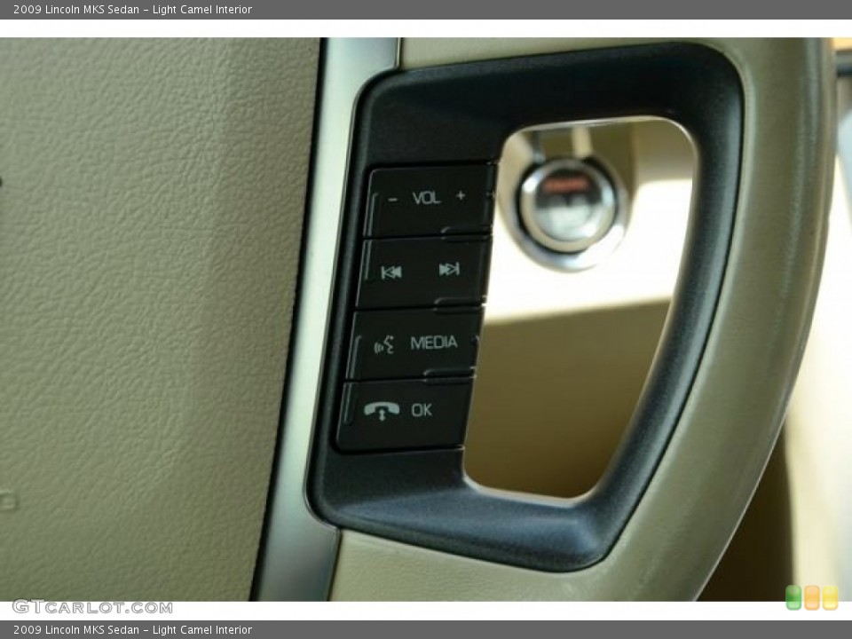Light Camel Interior Controls for the 2009 Lincoln MKS Sedan #83168125