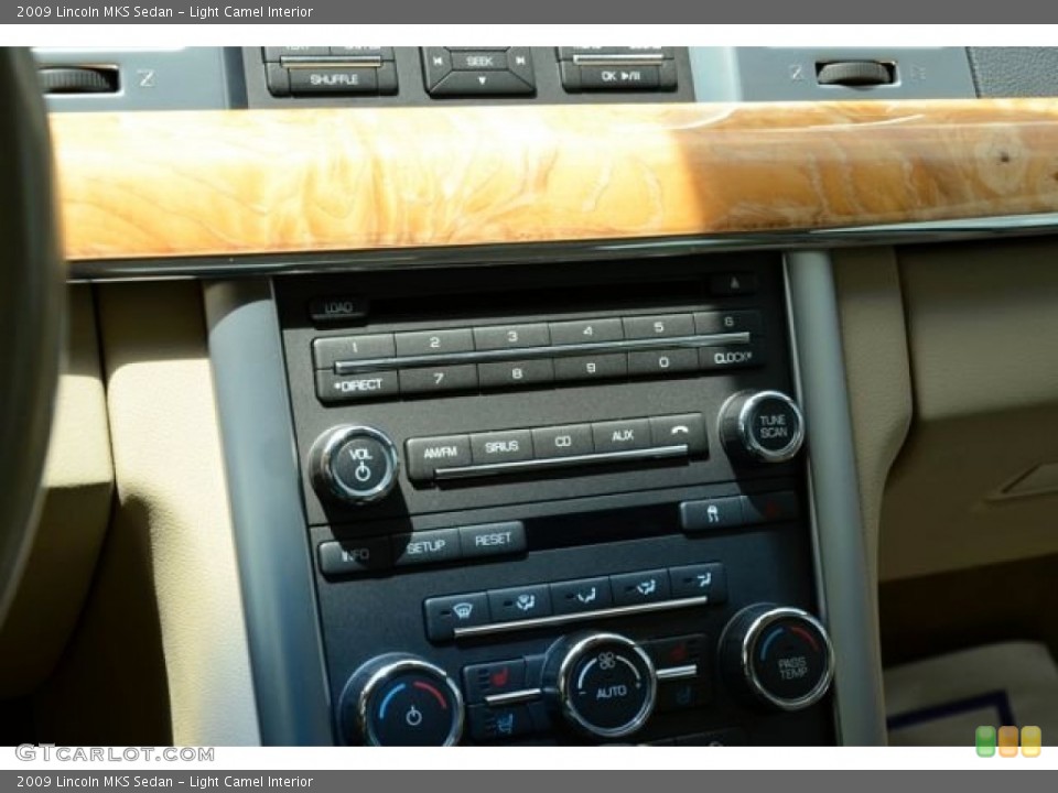 Light Camel Interior Controls for the 2009 Lincoln MKS Sedan #83168146
