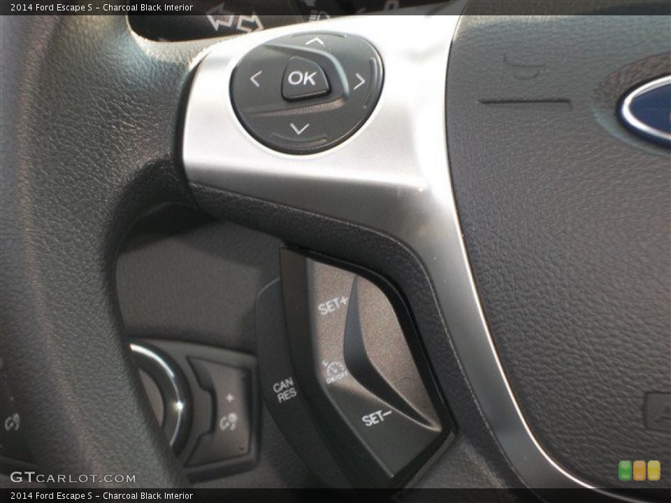 Charcoal Black Interior Controls for the 2014 Ford Escape S #83168995