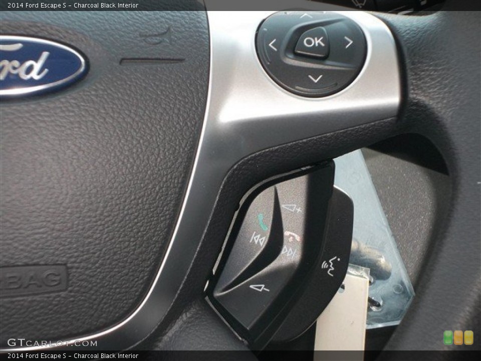 Charcoal Black Interior Controls for the 2014 Ford Escape S #83169004